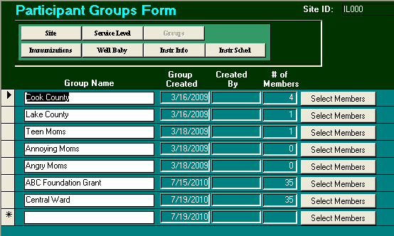form group defs